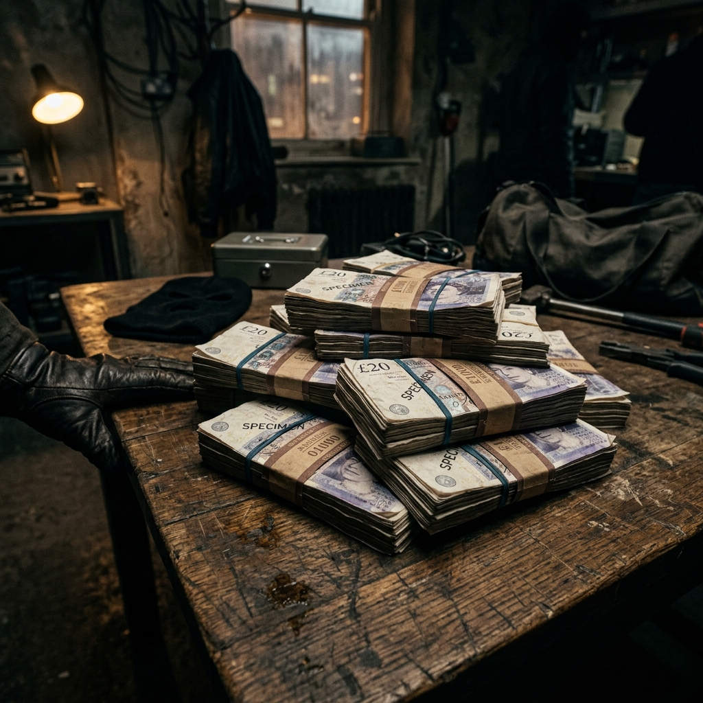 £10,000 £50-Note Stack